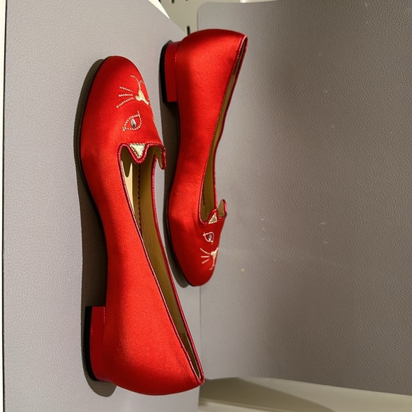 Charlotte olympia size 39 kitty cat flats - Picture 3 of 3